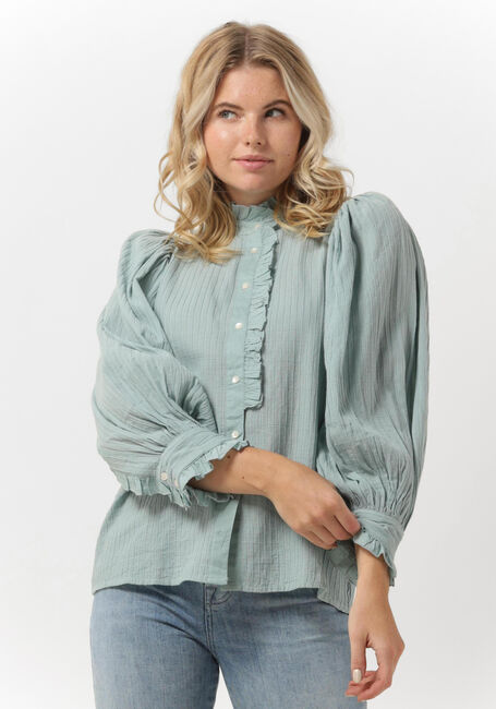 Lichtblauwe ANTIK BATIK Blouses YVES BLOUSE - large