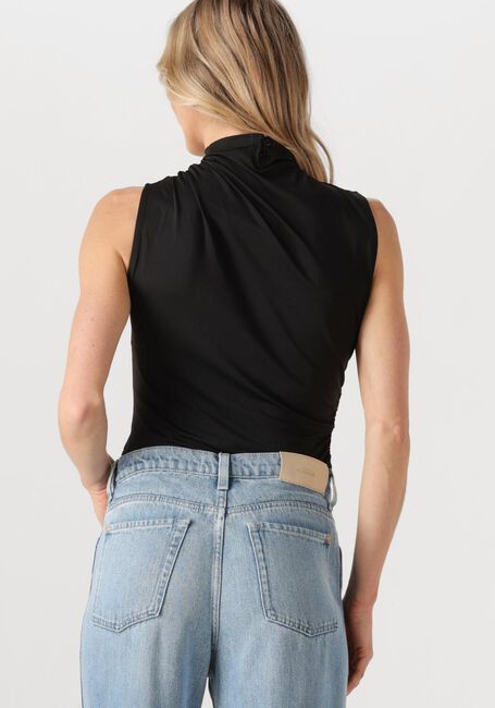 Zwarte ROSEMUNDE Top BILLIE SL DRAPE TOP - large