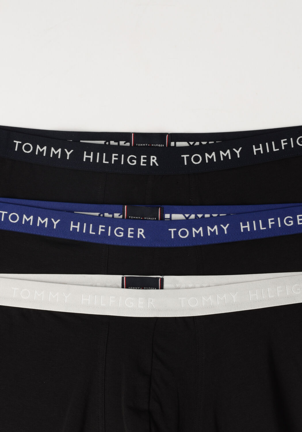 Zwarte TOMMY HILFIGER UNDERWEAR Boxershorts 3P TRUNK WB - large