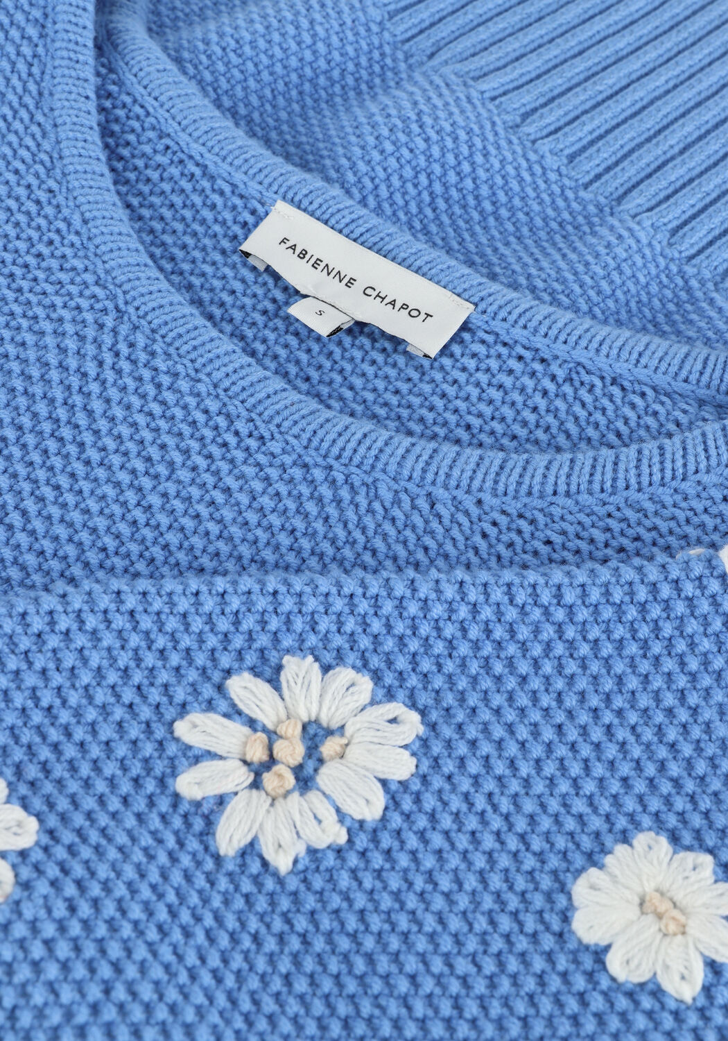 Blauwe FABIENNE CHAPOT Trui RICE PULLOVER - large