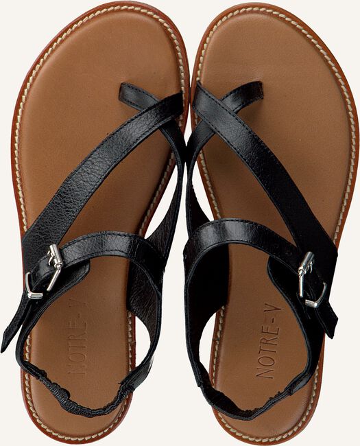 Zwarte NOTRE-V Platte sandalen 423106 Zwarte NOTRE-V Platte sandalen 423106 - large