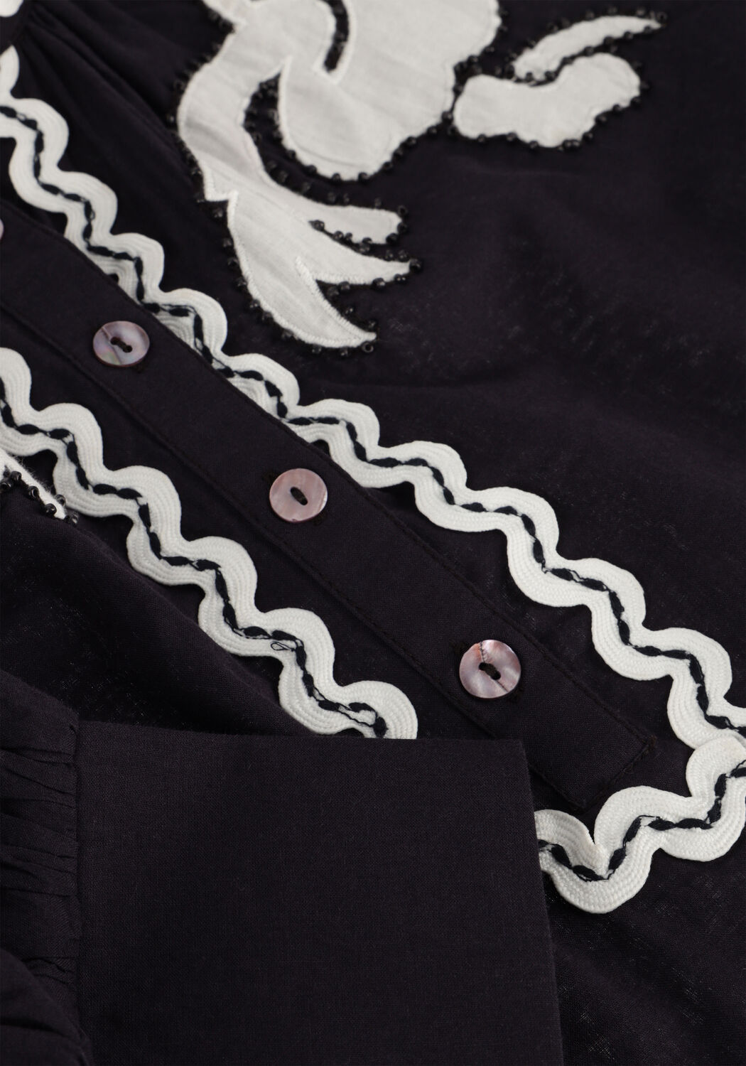 Donkerblauwe ANTIK BATIK Blouses DALI BLOUSE - large