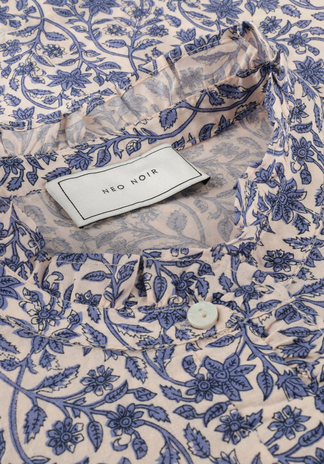 Blauwe NEO NOIR Blouses KARINA BOTANICAL BLOUSE - large