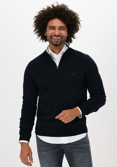 Donkerblauwe BOSS Sweater BARLO-N 10237307 - large