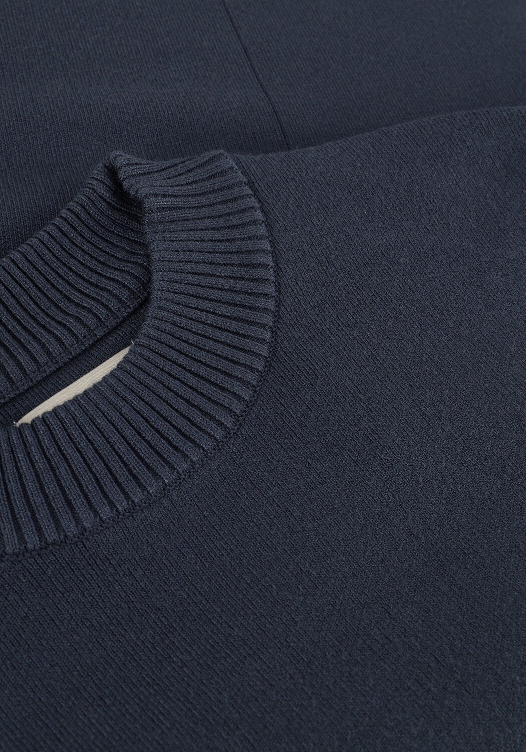 Blauwe DSTREZZED Trui FELL MOCK NECK - large