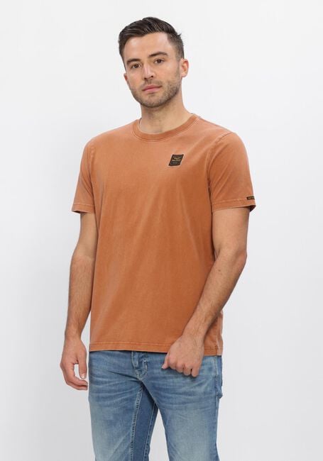 Oranje PME LEGEND T-shirt ACID WASH + GARMENT DYE - large