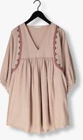 Zand BY-BAR Mini jurk PHILOU HANDLOOM DRESS