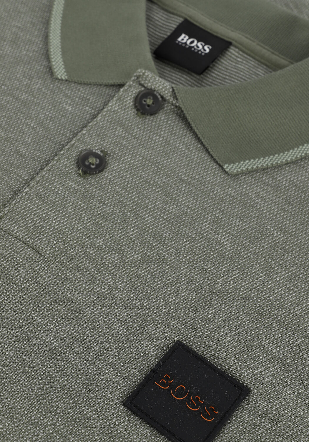 Donkergroene BOSS Polo PEGREAT 10240340 - large