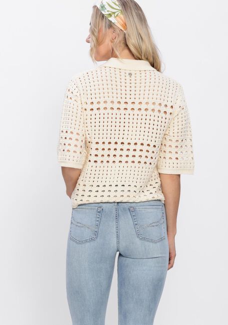 Creme LIU JO Blouses 3.0 MAGLIA APERTA M/C - large