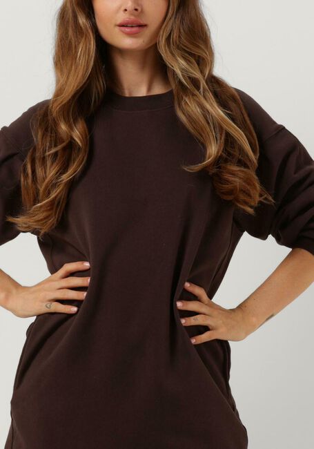 Bruine ESMÉ STUDIOS Mini jurk HAZEL SWEAT DRESS - large