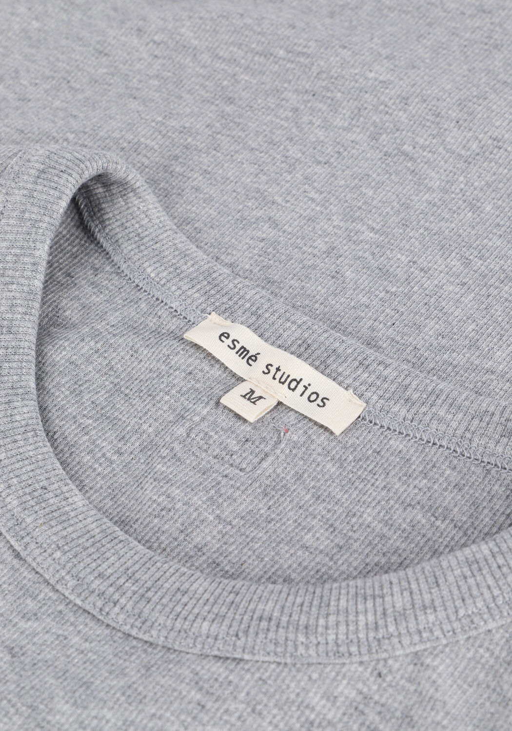 Grijze ESM&Eacute; STUDIOS Top BLOSSOM RACERBACK RIB TANK - large