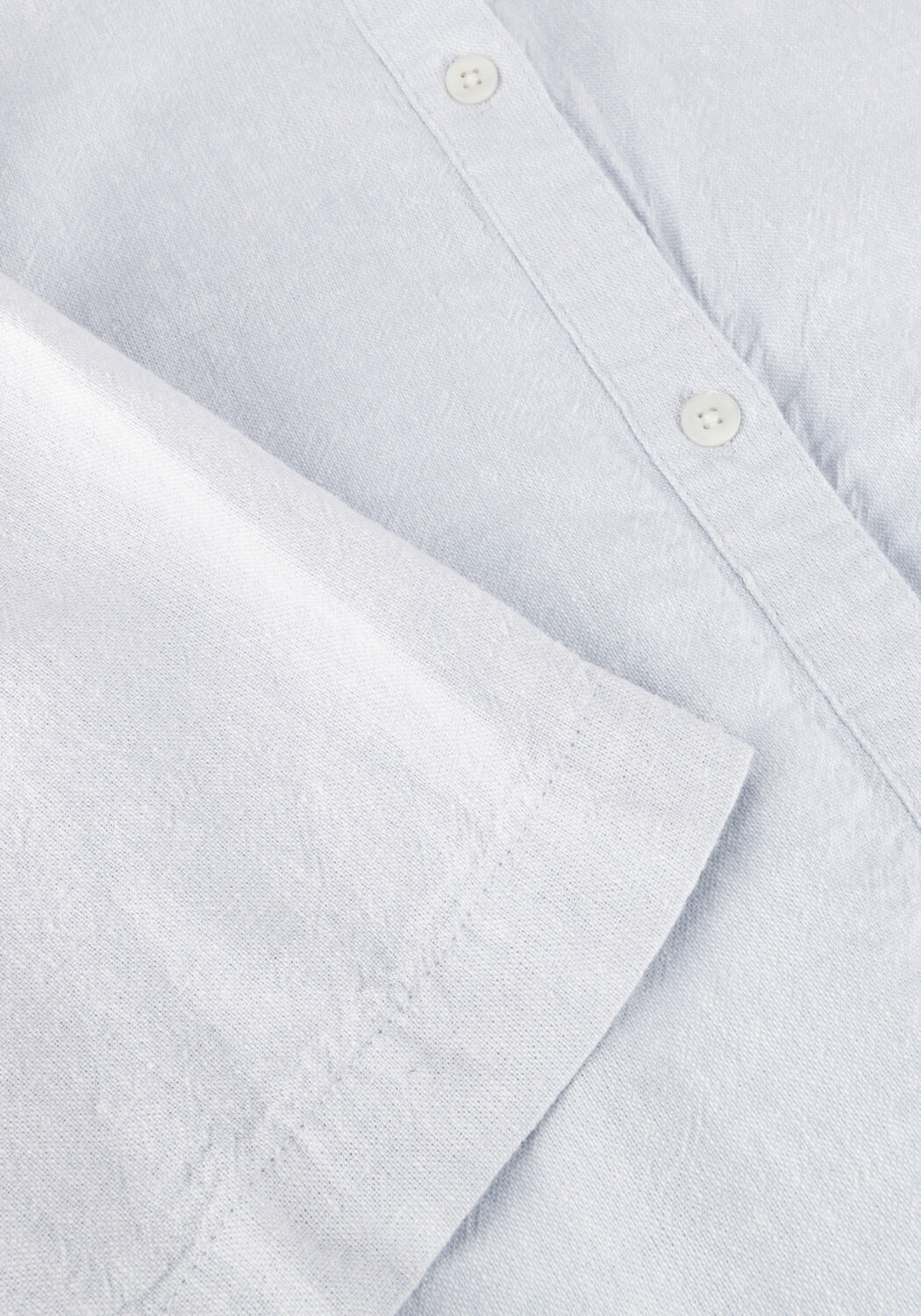 Blauwe MSCH COPENHAGEN Mini jurk MSCHPENNIE GINIA 2 4 SHIRT DRESS - large