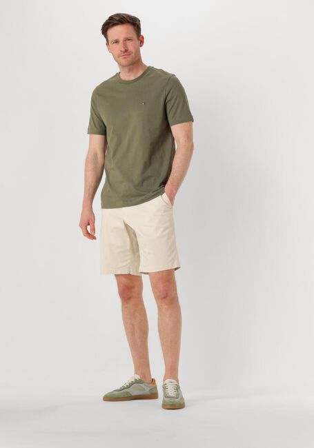Olijf TOMMY HILFIGER T-shirt ESS SEASONAL REG FIT SOLID TEE - large