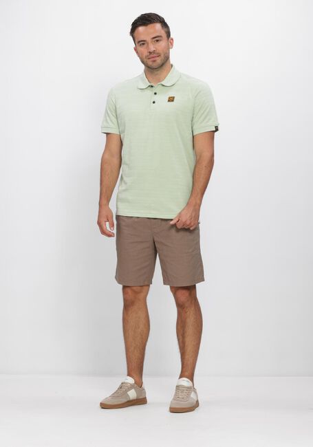 Mint PME LEGEND Polo SHORT SLEEVE POLO JACQUARD JERSEY STRIPE - large