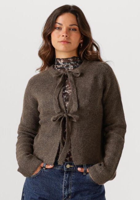 Bruine OBJECT Vest OBJPARVI KNIT CARDIGAN - large