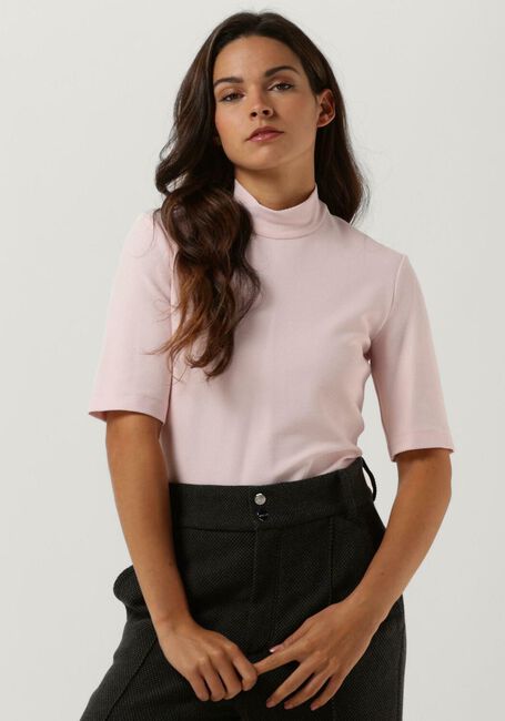 censuur tellen Geven Lichtroze VANILIA Top RIB COL BASE | Omoda