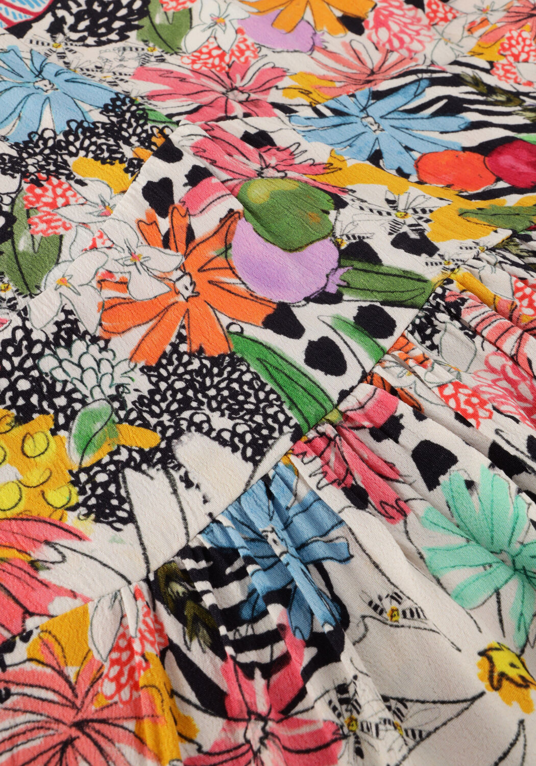 Multi POM AMSTERDAM Mini jurk DRESS LIV 7302 - large