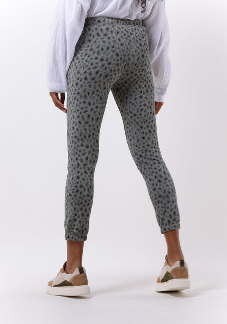 Donkergroene 10DAYS Joggingbroek CROPPED JOGGER ARMY LEOPARD - large
