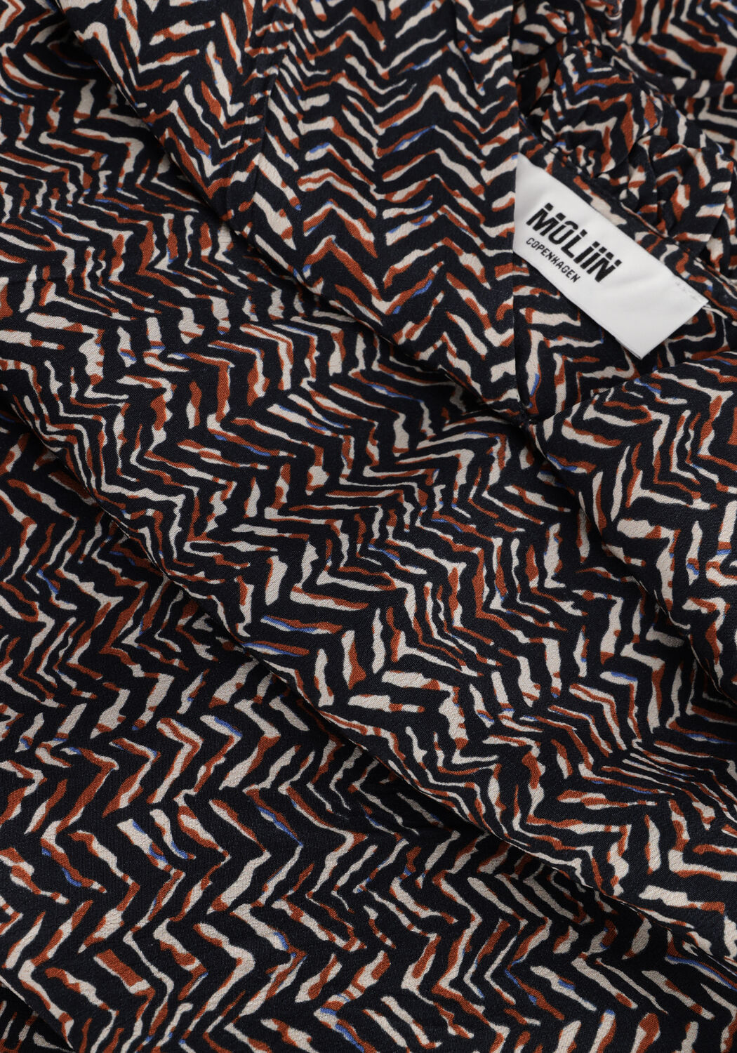 Bruine MOLIIN Midi jurk RIA - large