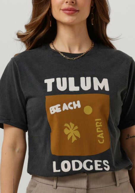 Grijze CIRCLE OF TRUST T-shirt COCO TEE - large