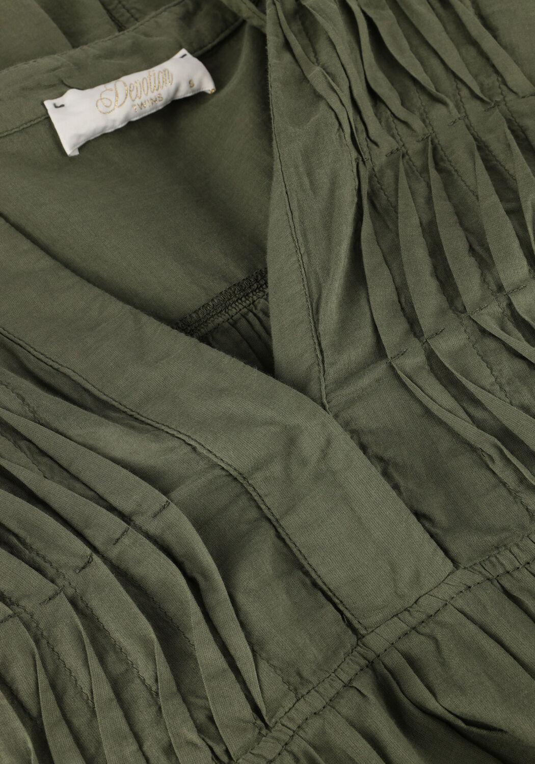 Groene DEVOTION Mini jurk NEON - large