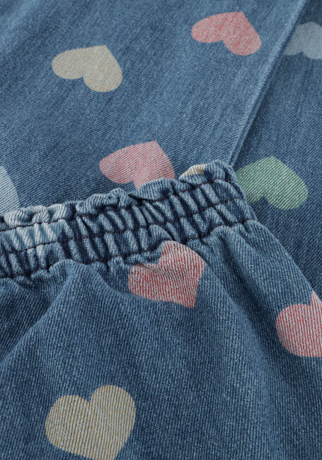 Blauwe KONGES SLOJD Flared jeans MAGOT FRILL PANTS GOTS - large