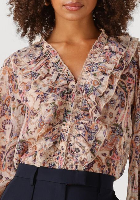 Beige NEO NOIR Blouses IVEY ART PAISELY BLOUSE - large