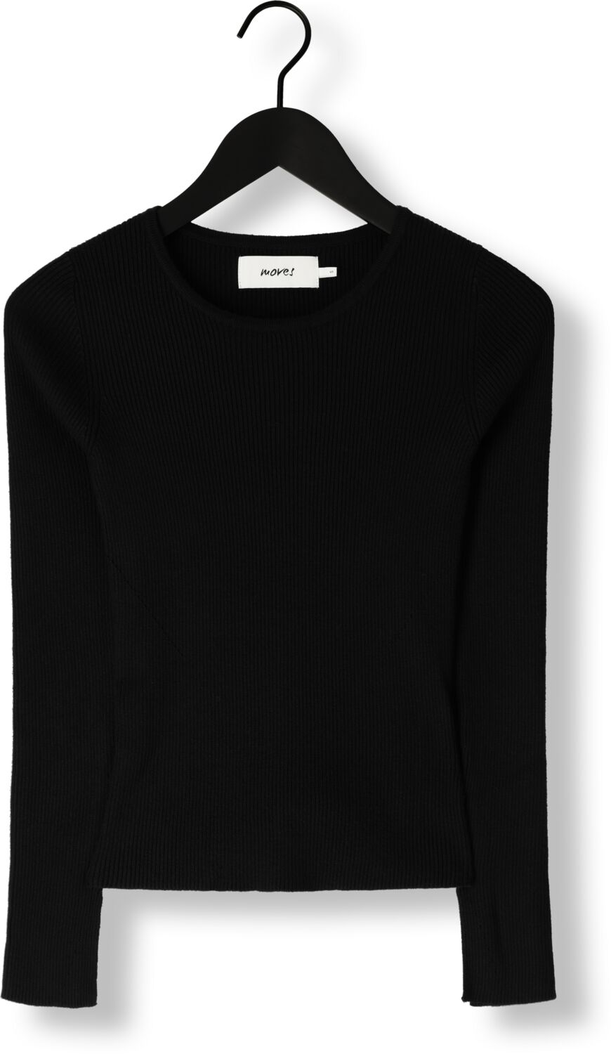 MOVES Dames Tops & T-shirts Twisti O-neck Zwart