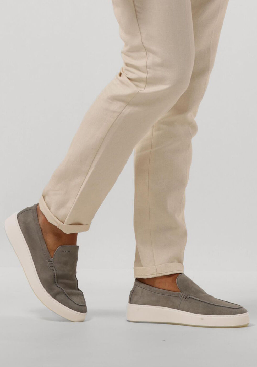 Grijze NUBIKK Loafers JIRO MIO - large