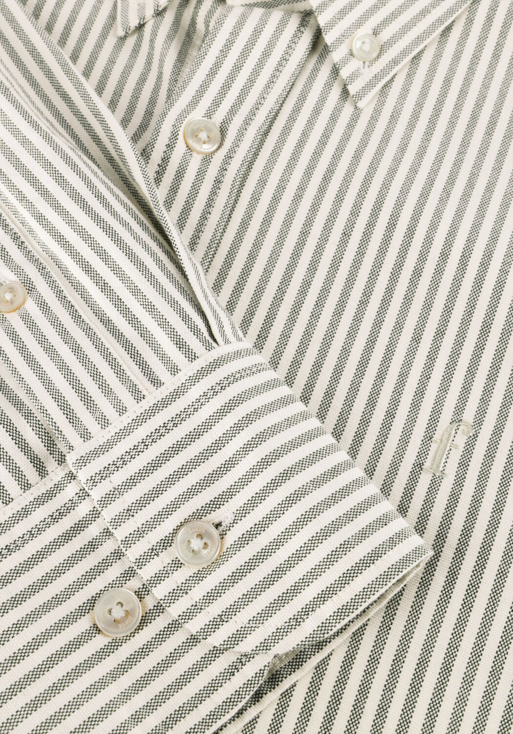 Groene FOR&Eacute;T Casual overhemd LIFE SHIRT - large