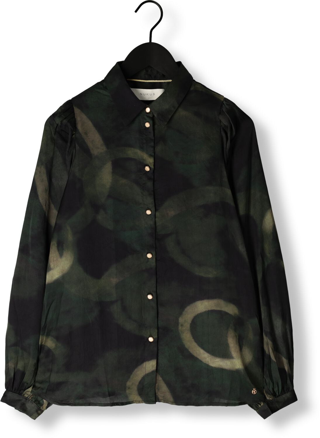 NUKUS Dames Blouses Lettie Blouse Olijf