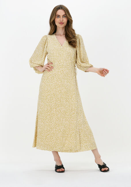 Ecru CATWALK JUNKIE Midi jurk DR GOLDEN FLOWER - large