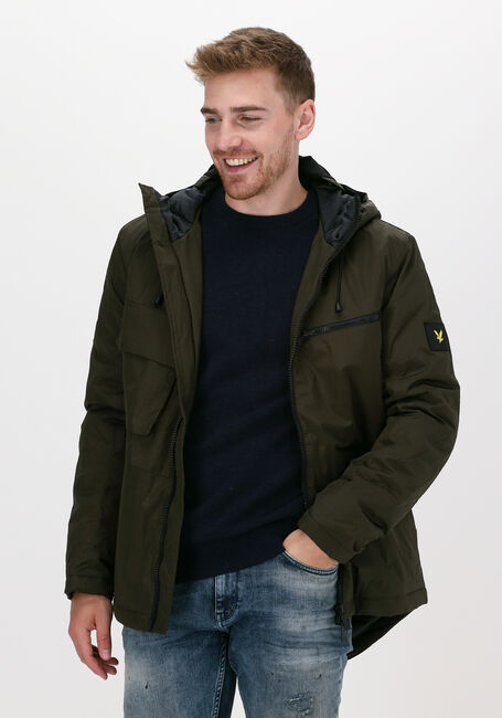 Groene LYLE & SCOTT WADDED DUAL POCKET JACKET WITH | Omoda