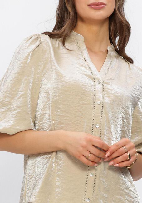 Beige NUKUS Blouses ROSIE BLOUSE SHINY - large