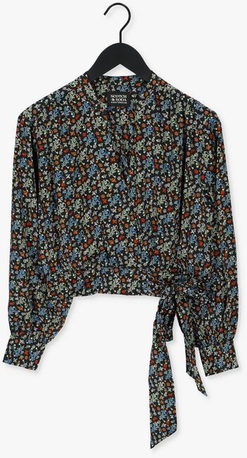 Zwarte SCOTCH & SODA Top PRINTED LONG-SLEEVED RECYCLED  - large