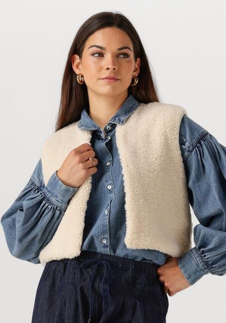 Ecru BY-BAR Gilet WOLLY GILET - large