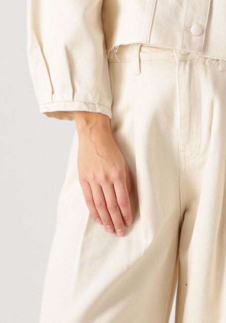 Ecru IBANA Wide jeans PRISTINA SANDSTONE - large