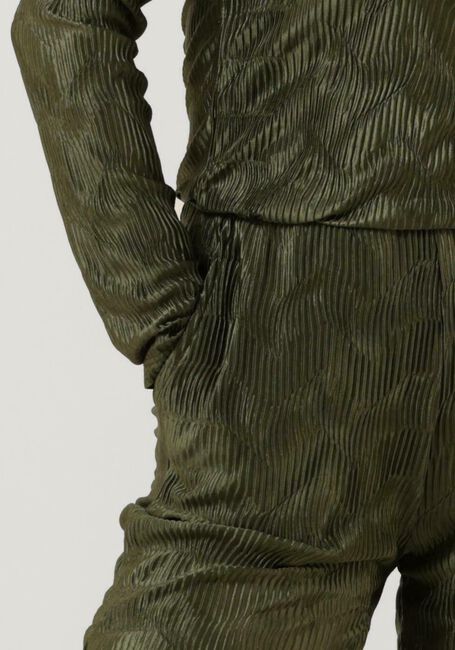 Groene ANOTHER LABEL Pantalon GARCELLE PLEATED PANTS - large