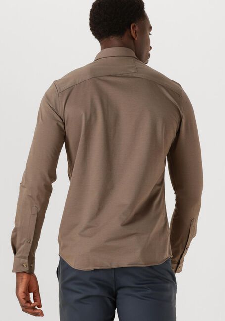 Bruine CAST IRON Casual overhemd CF TECH TWILL JERSEY - large