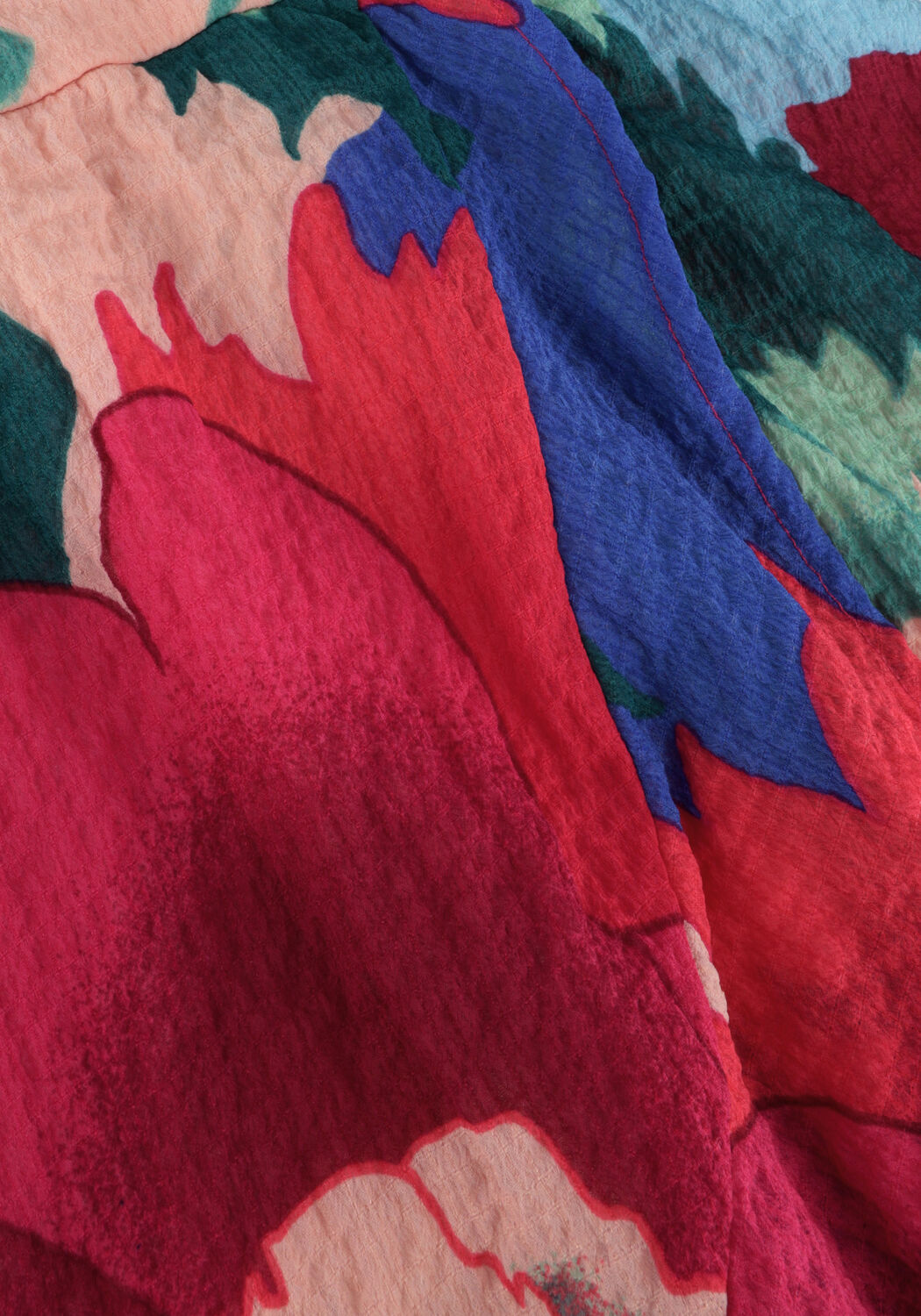 Roze ALIX THE LABEL Mini jurk FLOWERS STRUCTURED CHIFFON DRESS - large