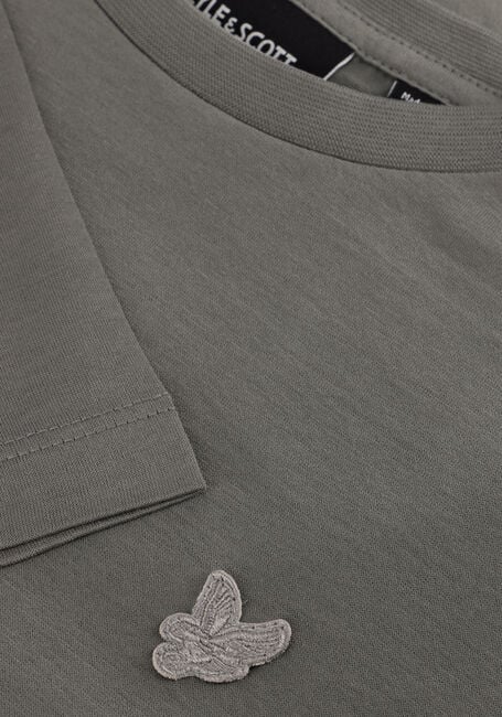 Grijze LYLE & SCOTT T-shirt MERCERISED TONAL T-SHIRT - large
