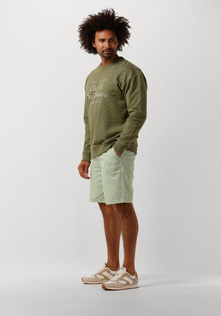 Groene SCOTCH & SODA Sweater CHEST ARTWORK SWEATSHIRT - large