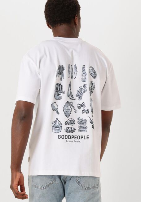 Witte THE GOODPEOPLE T-shirt TAX - large