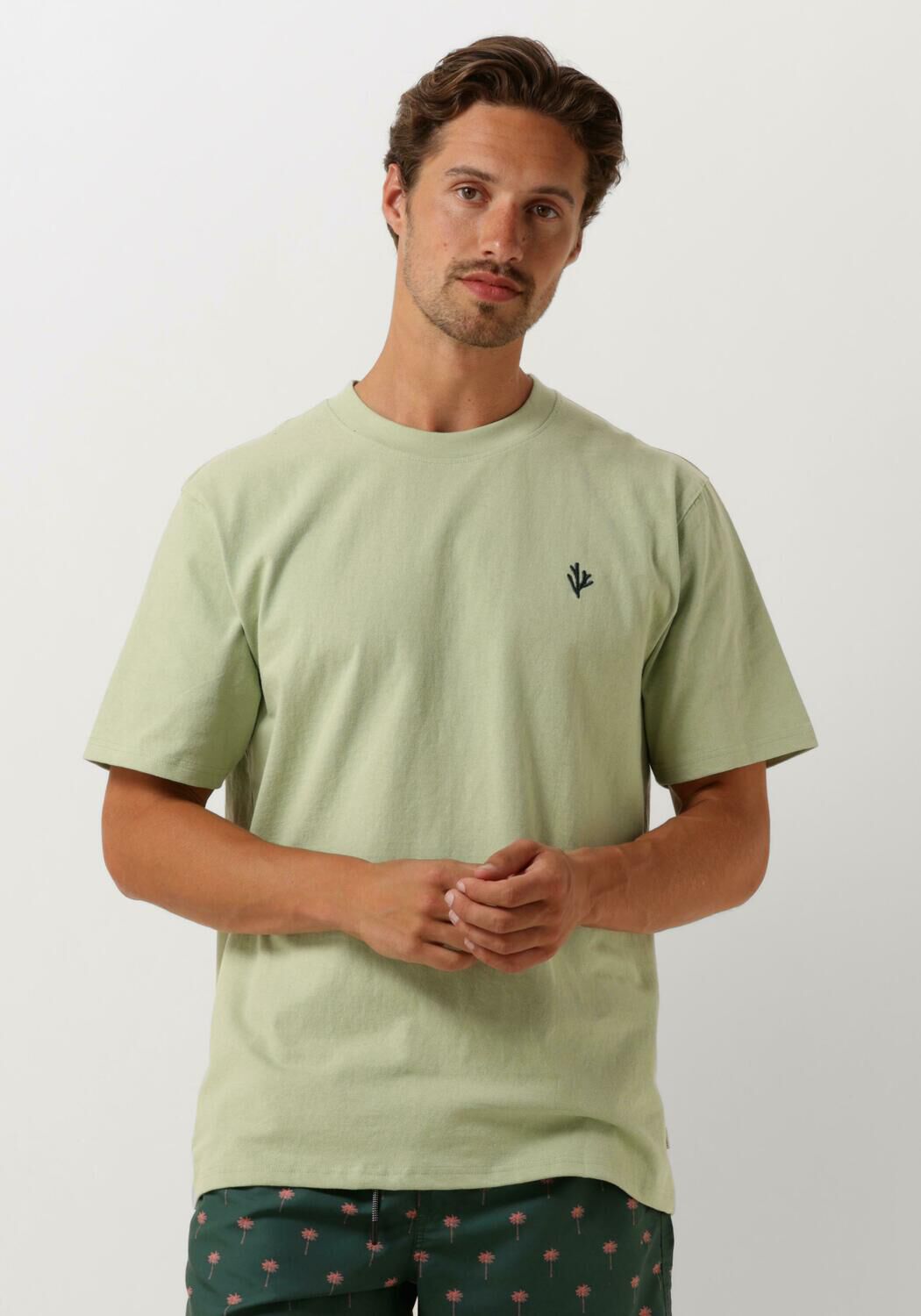SHIWI Heren Polo's & T-shirts Men Lizard T-shirt Groen