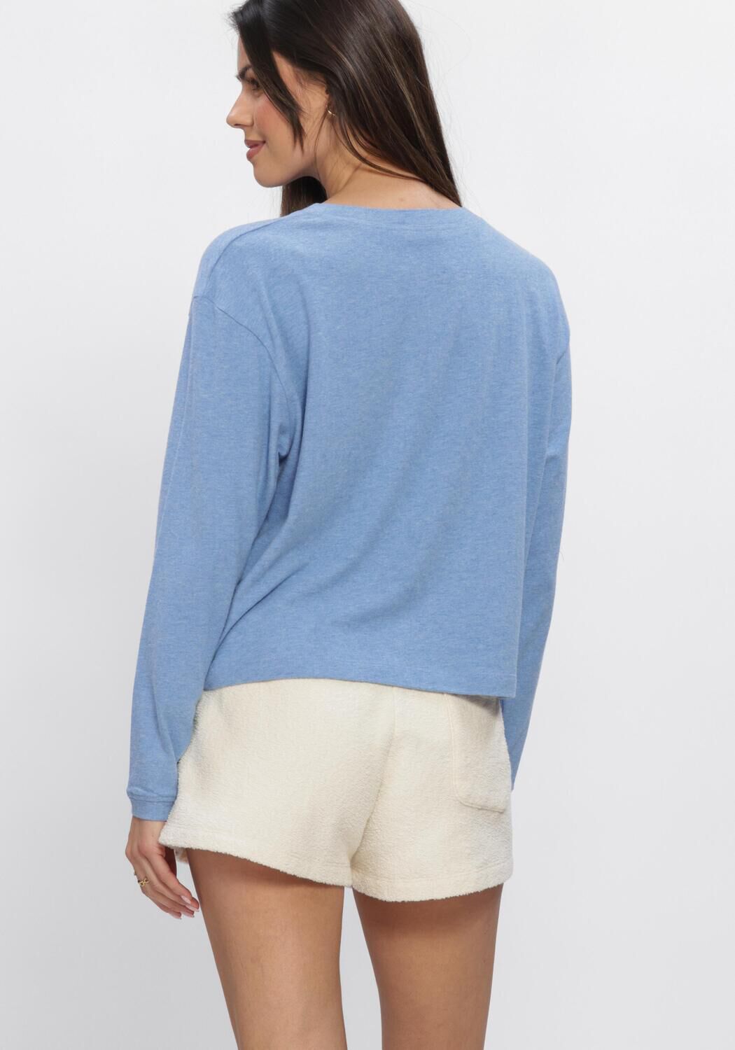 Blauwe AMERICAN VINTAGE Spencer YPAWOOD - large