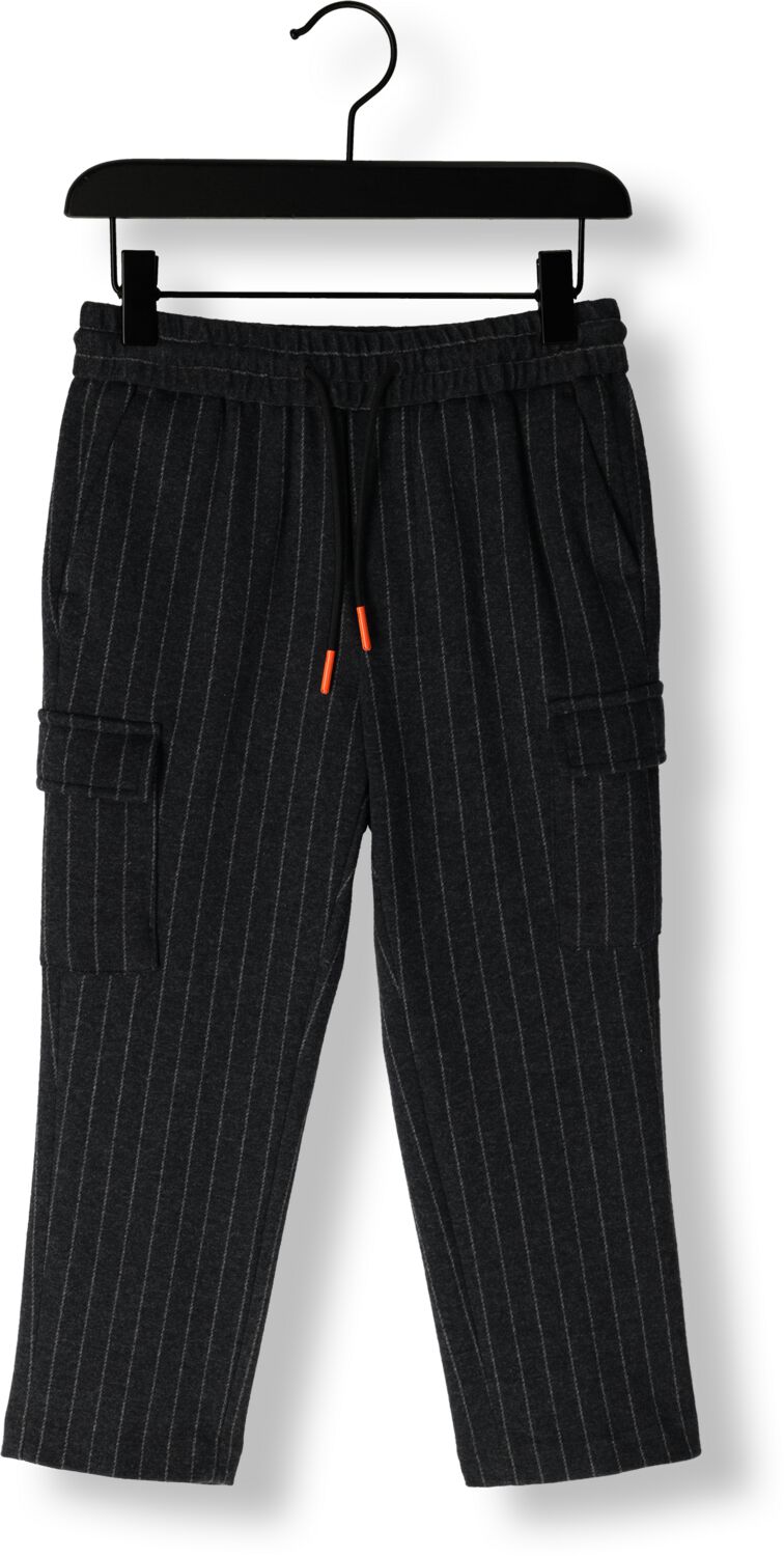 SCOTCH & SODA Jongens Broeken Loose Tapered Knitted Donkergrijs
