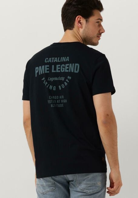 Blauwe PME LEGEND T-shirt SHORT SLEEVE R-NECK PLAY SINGLE JERSEY - large