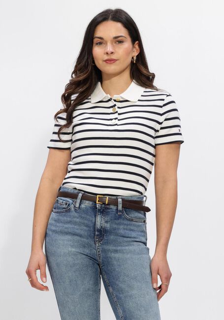 Multi TOMMY HILFIGER Polo GOLD BUTTON SLIM - large