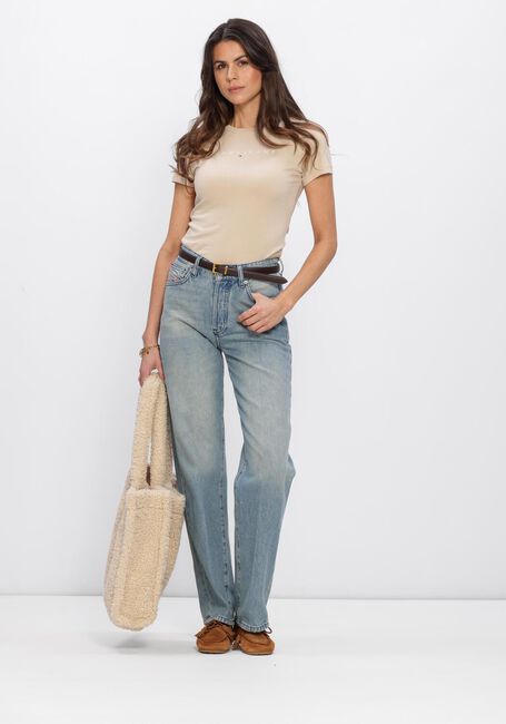 Zand TOMMY JEANS T-shirt TJW SLIM LINEAR TEE EXT - large