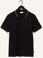 Zwarte CALVIN KLEIN Polo STRETCH PIQUE TIPPING SLIM POLO Zwarte CALVIN KLEIN Polo STRETCH PIQUE TIPPING SLIM POLO - medium